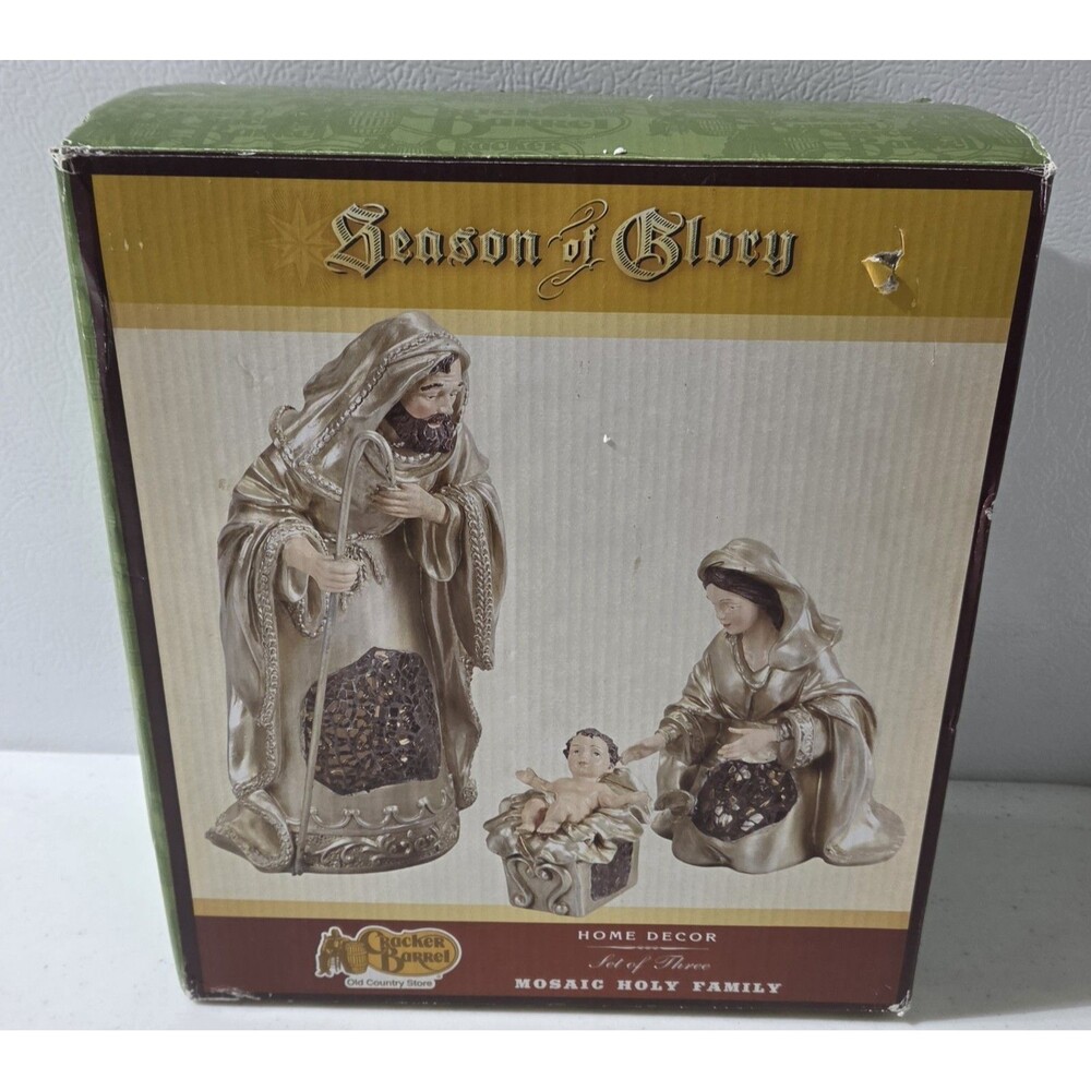 Cracker Barrel Season Of Glory The Holy Family NEW Mary Joseph Baby Jesus
